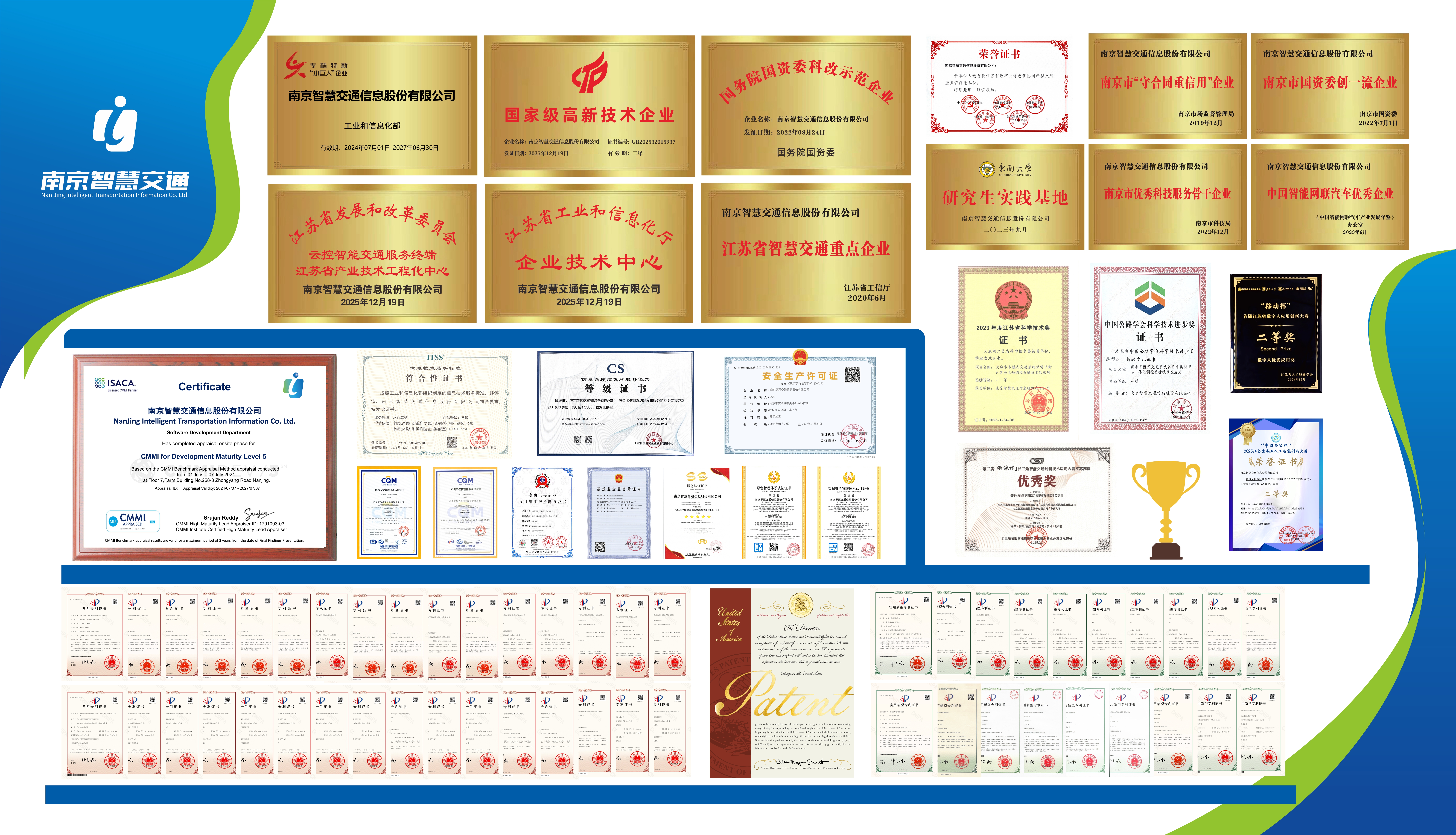 智慧交通公司所获荣誉资质.jpg